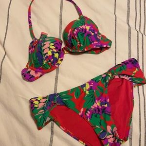 Aerie Floral Print Bikini